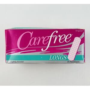 Vintage Carefree Panty Shields Pantiliner Liner 18 Pads Box Movie TV Prop Scente